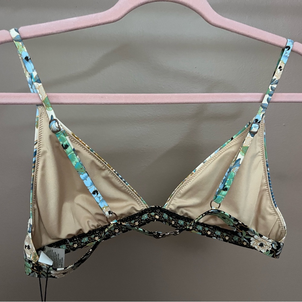 NWT Spell Cloud Dancer Triangle Bikini Top - Picture 10 of 15